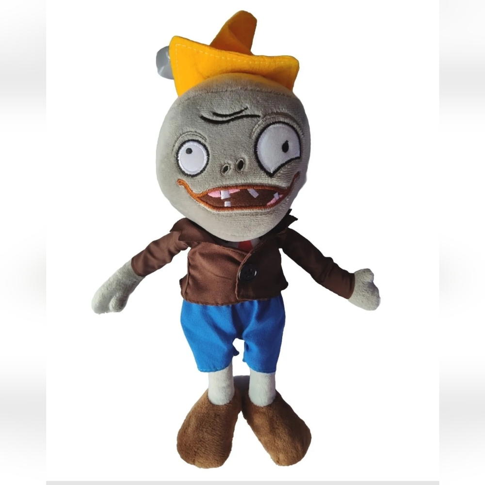 Plants vs. Zombies Plush Cone Head Zombie 13” With Suction Cup